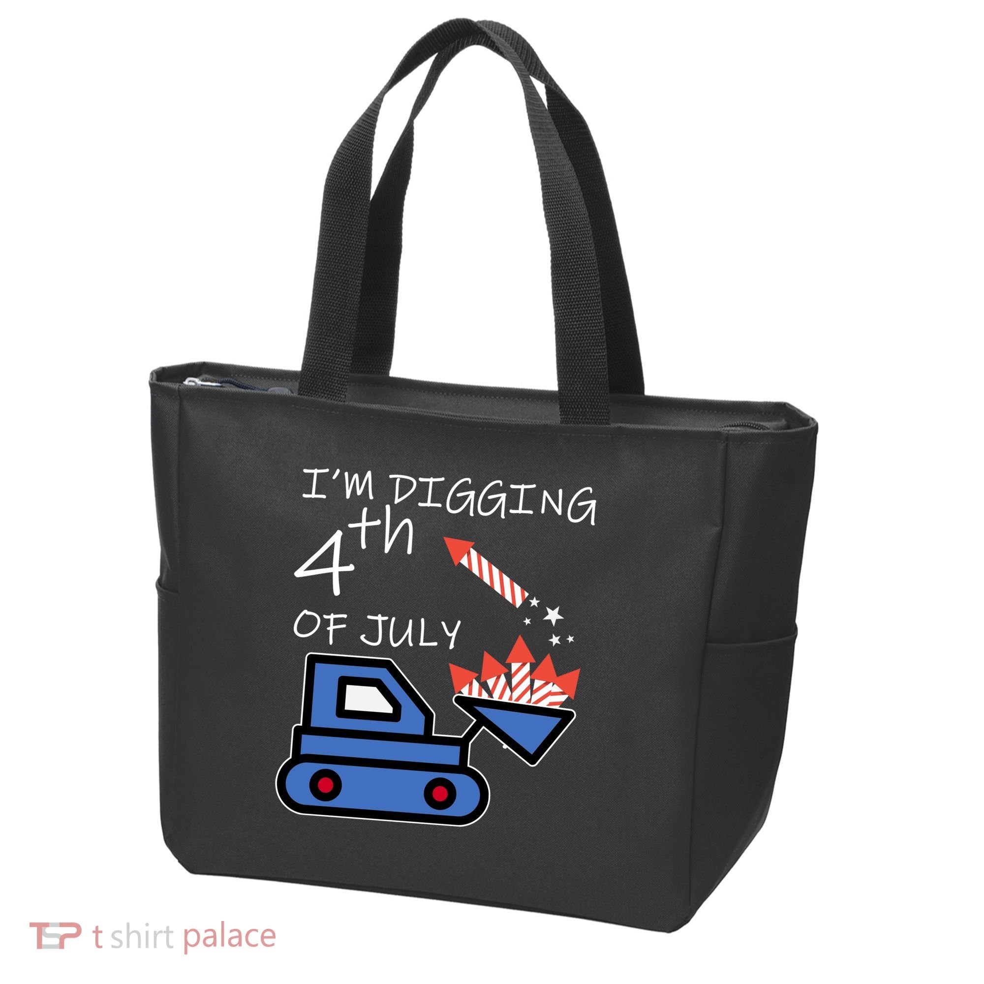 I'm Digging 4th Of July Tote Bag