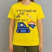 I'm Digging 4th Of July T-Shirt thumb 4