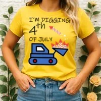 I'm Digging 4th Of July Women's T-Shirt thumb 2