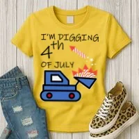 I'm Digging 4th Of July Women's T-Shirt thumb 3