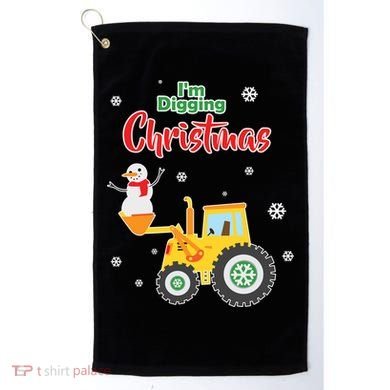 I'm Digging Christmas Golf Towel