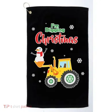 I'm Digging Christmas Golf Towel