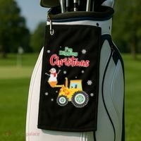 I'm Digging Christmas Golf Towel thumb 2