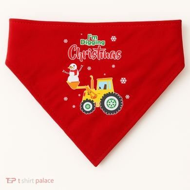 I'm Digging Christmas USA-Made Doggie Bandana