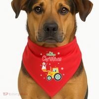 I'm Digging Christmas USA-Made Doggie Bandana thumb 1