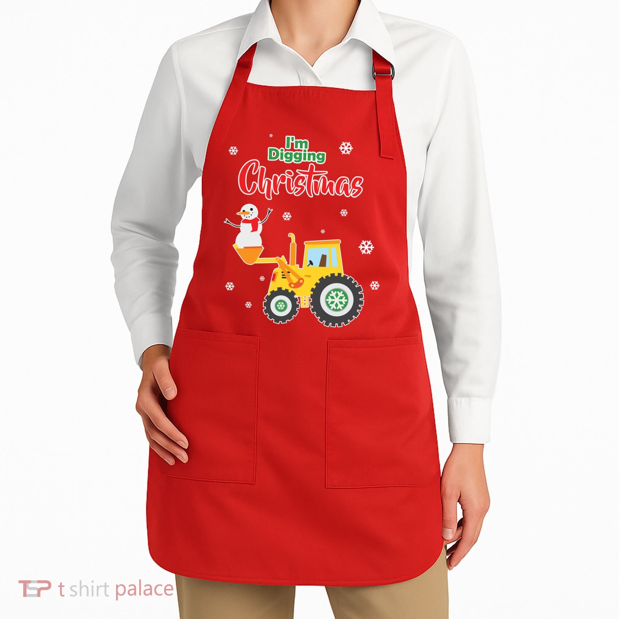 I'm Digging Christmas Apron