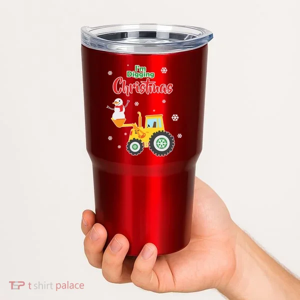 I'm Digging Christmas Tumbler