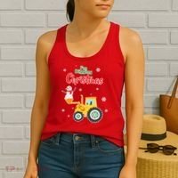 I'm Digging Christmas Women's Tank Top thumb 2
