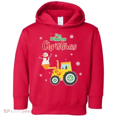 I'm Digging Christmas Toddler Hoodie