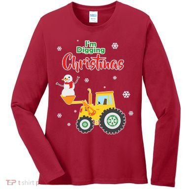 I'm Digging Christmas Women's Long Sleeve Shirt
