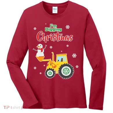 I'm Digging Christmas Women's Long Sleeve Shirt