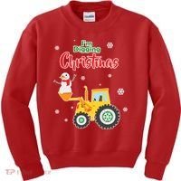 I'm Digging Christmas Kids Sweatshirt thumb 0