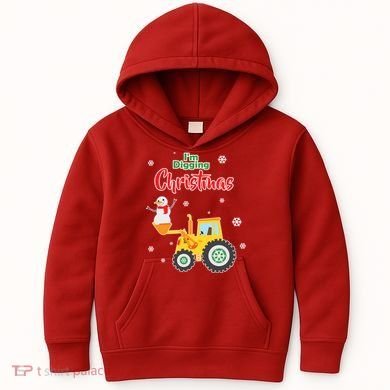 I'm Digging Christmas Kids Hoodie