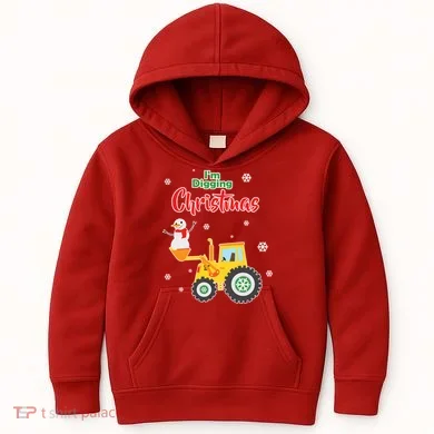 I'm Digging Christmas Kids Hoodie