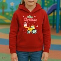 I'm Digging Christmas Kids Hoodie thumb 3