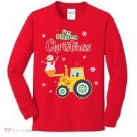 I'm Digging Christmas Kids Long Sleeve Shirt thumb 0