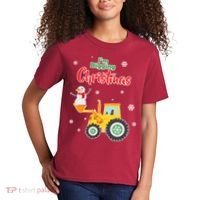 I'm Digging Christmas Kids T-Shirt thumb 2