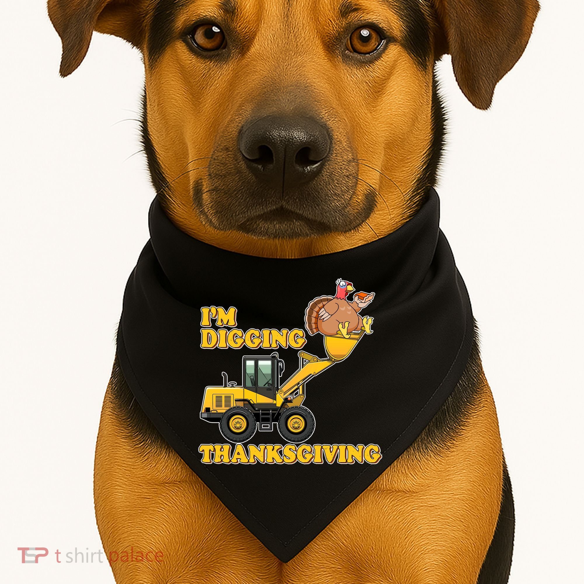 I'm Digging Thanksgiving USA-Made Doggie Bandana