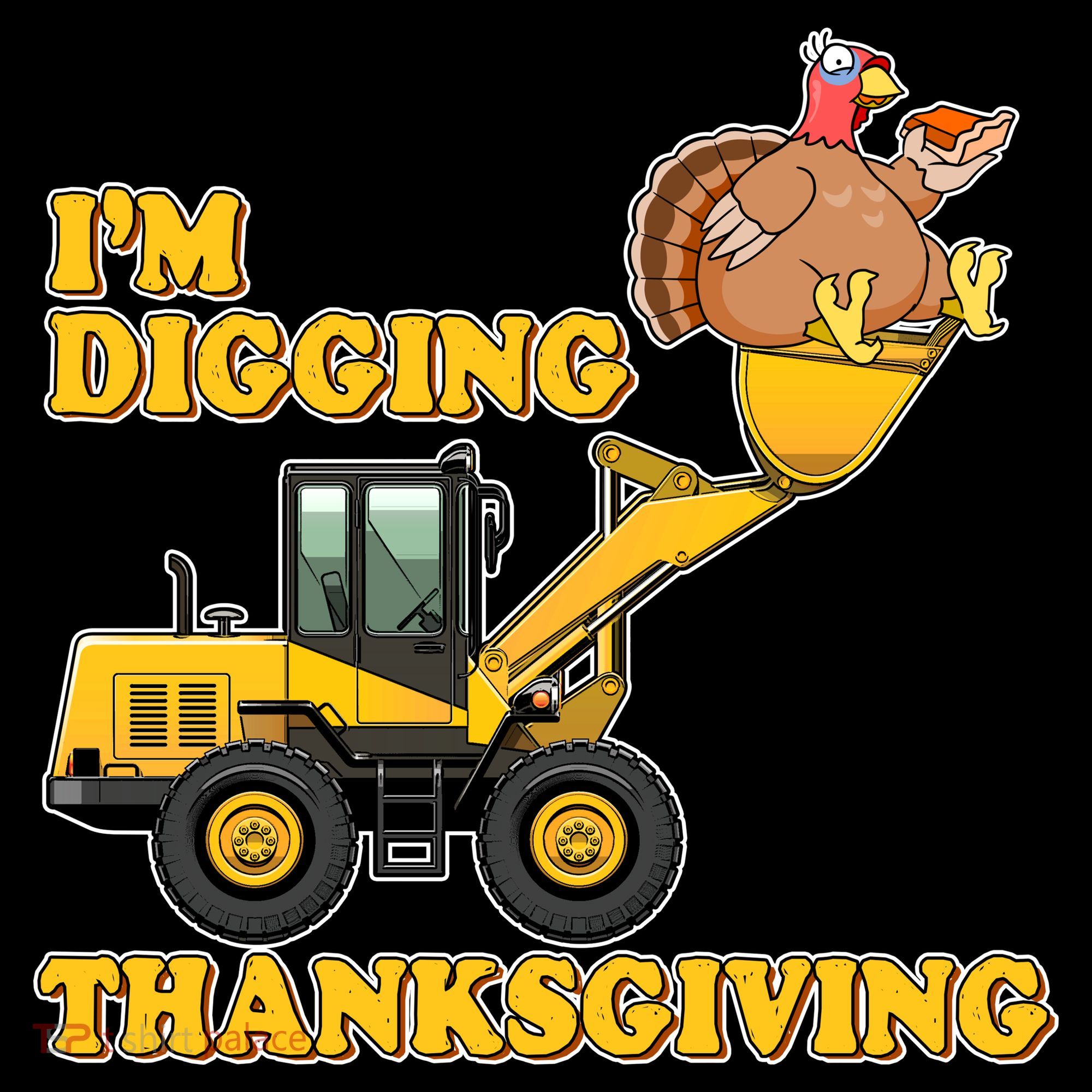 I'm Digging Thanksgiving Toddler Hoodie