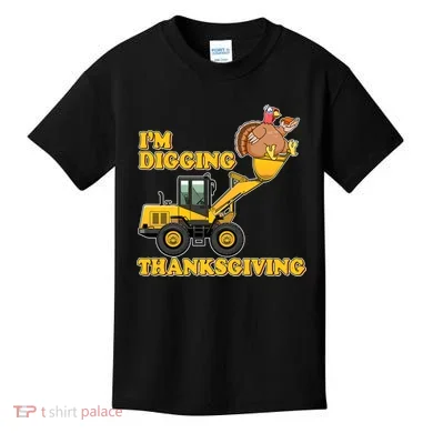 I'm Digging Thanksgiving Kids T-Shirt