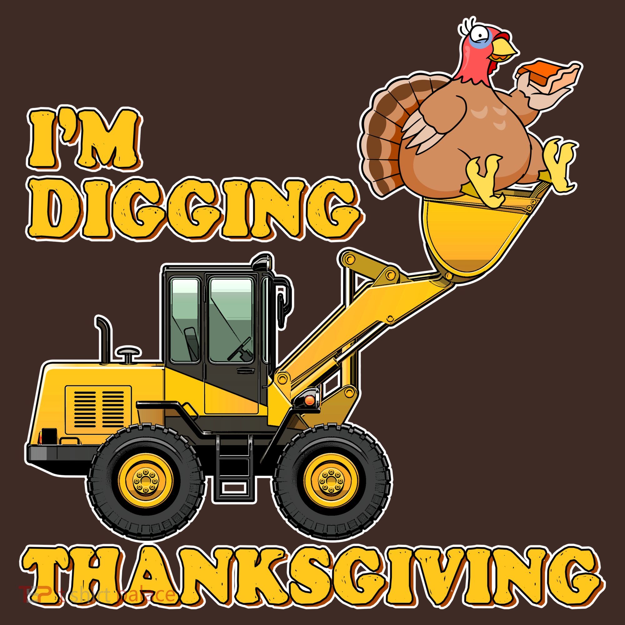 I'm Digging Thanksgiving Coaster