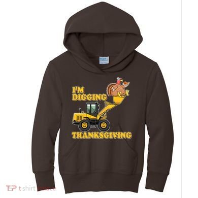 I'm Digging Thanksgiving Kids Hoodie