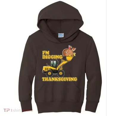 I'm Digging Thanksgiving Kids Hoodie