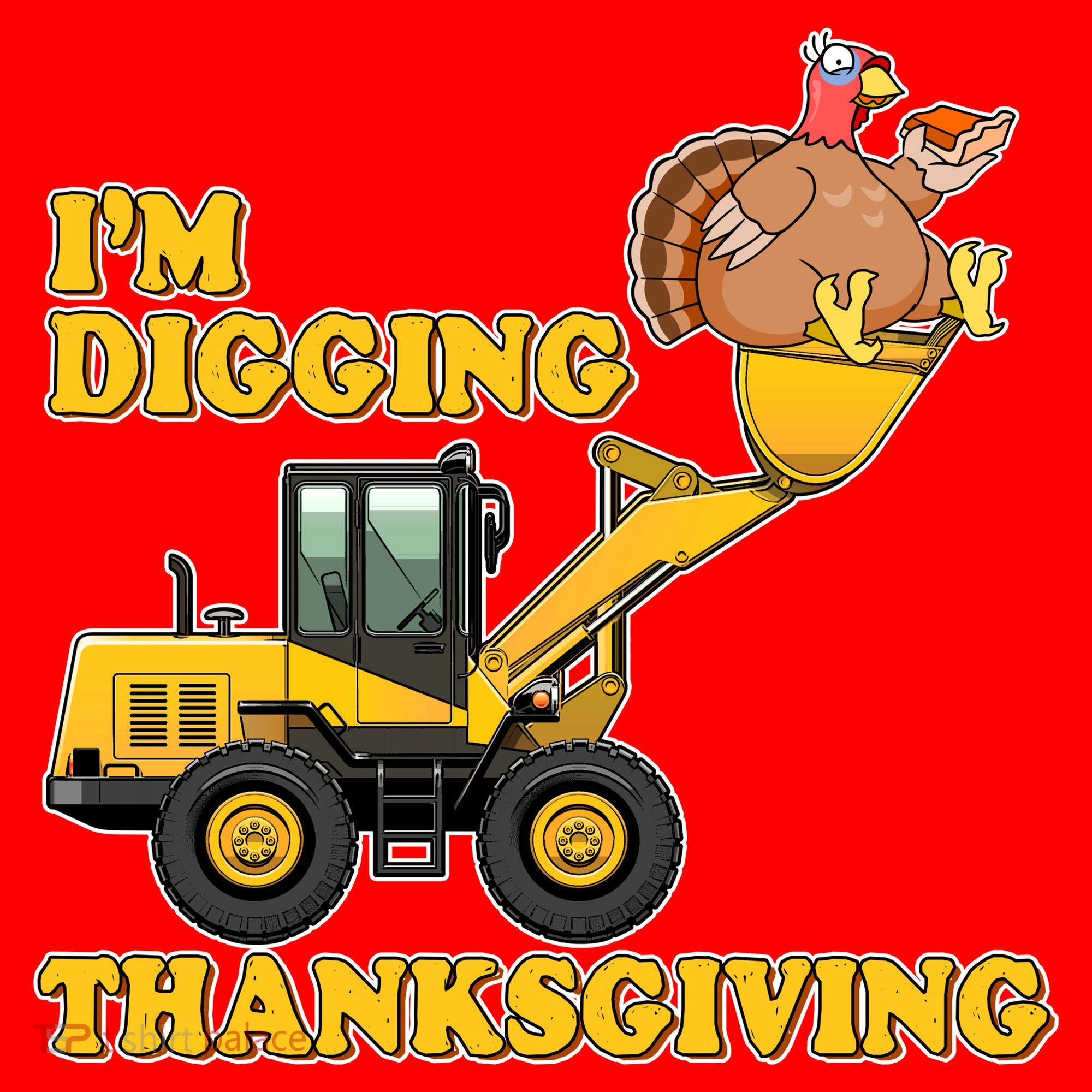 I'm Digging Thanksgiving Santa Hat