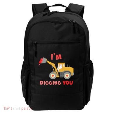 I'm Digging You Tractor Valentine's Day Backpack