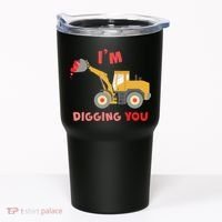I'm Digging You Tractor Valentine's Day Tumbler thumb 0