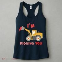 I'm Digging You Tractor Valentine's Day Women's Tank Top thumb 3