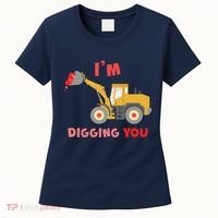 I'm Digging You Tractor Valentine's Day Women's T-Shirt thumb 0