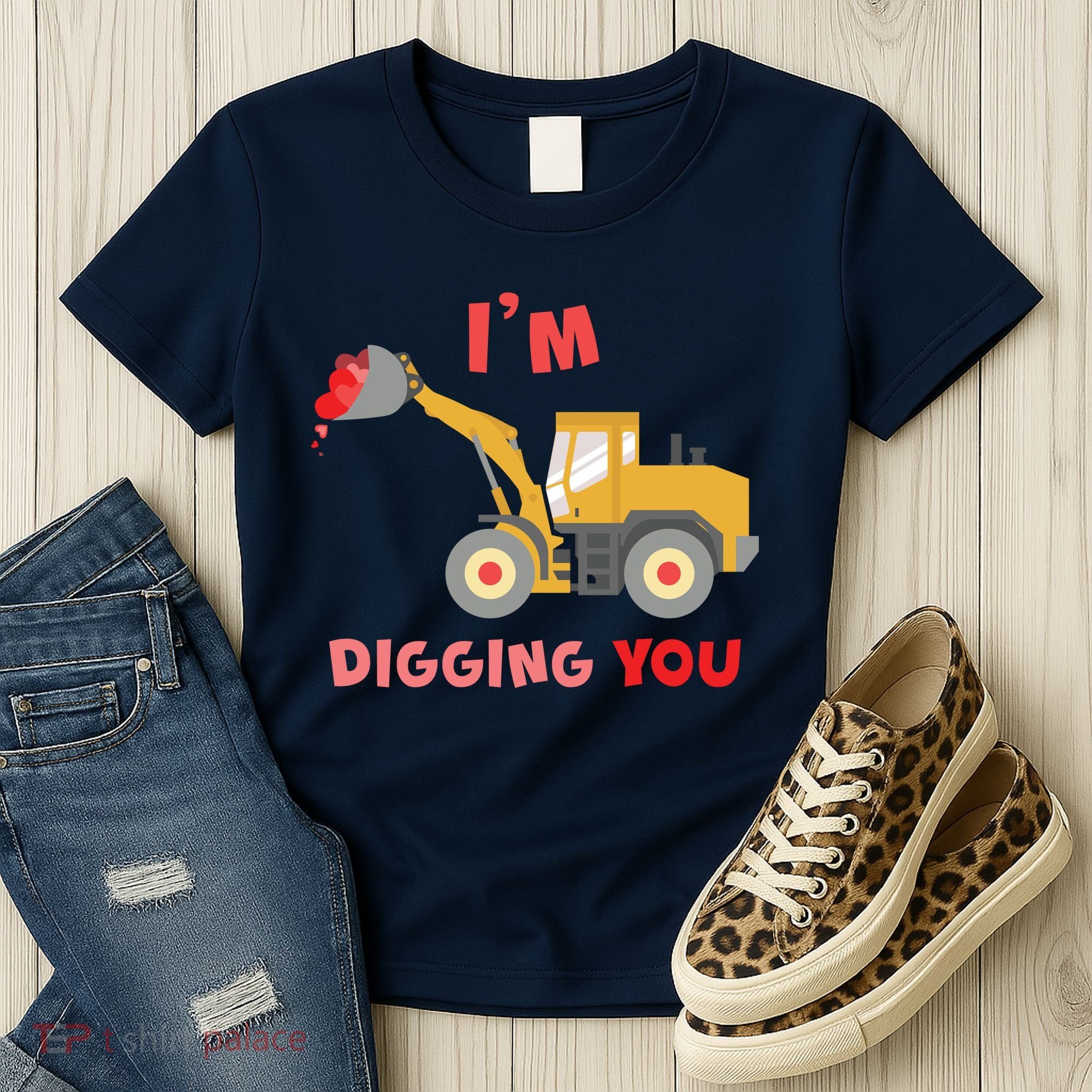 I'm Digging You Tractor Valentine's Day Women's T-Shirt