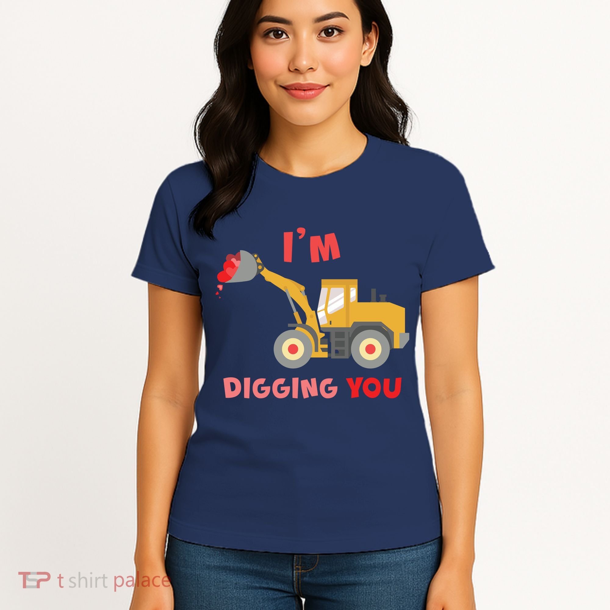 I'm Digging You Tractor Valentine's Day Women's T-Shirt