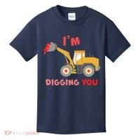 I'm Digging You Tractor Valentine's Day Kids T-Shirt thumb 0