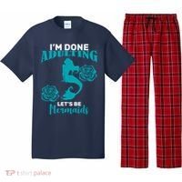 I'm Done Adulting Lets Be Mermaids Pajama Set thumb 0