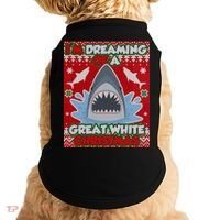 I'm Dreaming Of A Great White Christmas Doggie Tank thumb 0