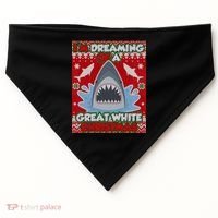 I'm Dreaming Of A Great White Christmas USA-Made Doggie Bandana thumb 0