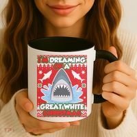 I'm Dreaming Of A Great White Christmas Coffee Mug thumb 3