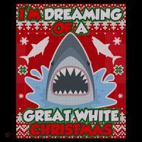 I'm Dreaming Of A Great White Christmas Women's Hoodie thumb 2