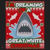 I'm Dreaming Of A Great White Christmas Hat thumb 2