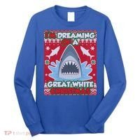 I'm Dreaming Of A Great White Christmas Long Sleeve Shirt thumb 0