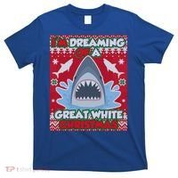 I'm Dreaming Of A Great White Christmas T-Shirt thumb 0