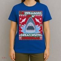 I'm Dreaming Of A Great White Christmas T-Shirt thumb 4