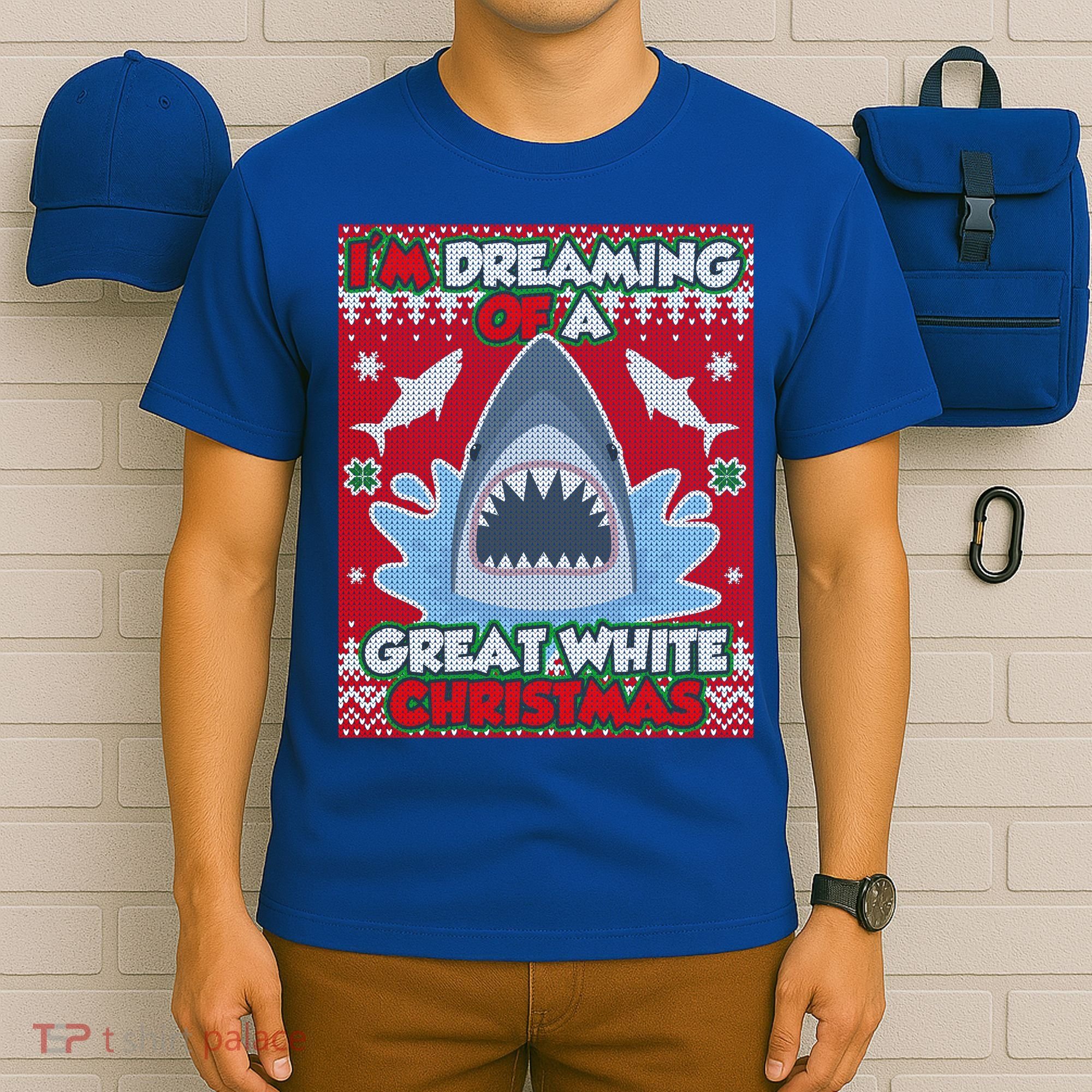 I'm Dreaming Of A Great White Christmas T-Shirt