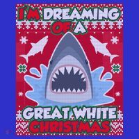 I'm Dreaming Of A Great White Christmas Coaster thumb 2