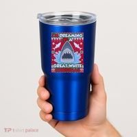 I'm Dreaming Of A Great White Christmas Tumbler thumb 2