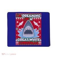 I'm Dreaming Of A Great White Christmas Mousepad thumb 0