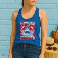 I'm Dreaming Of A Great White Christmas Women's Tank Top thumb 2