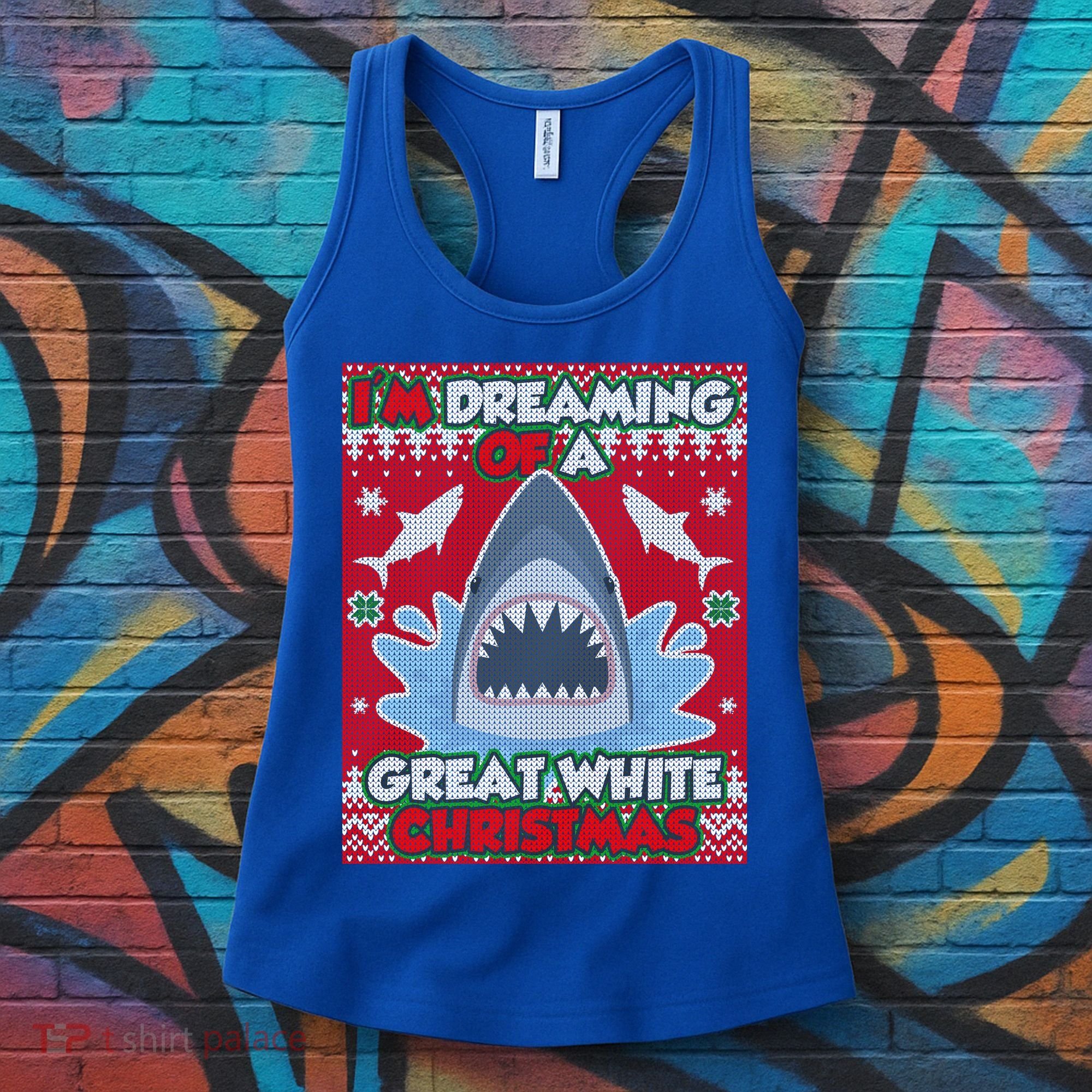 I'm Dreaming Of A Great White Christmas Women's Tank Top